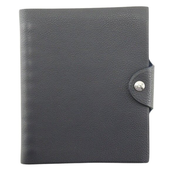 HERMES Yuris PM Notebook Notebook cover Note Navy blue Togo _ - Picture 1 of 13